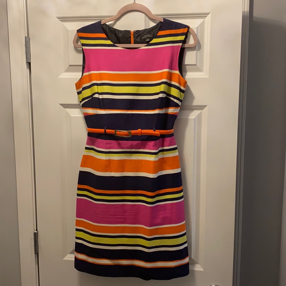 Bright & cheery Tahari A-line dress